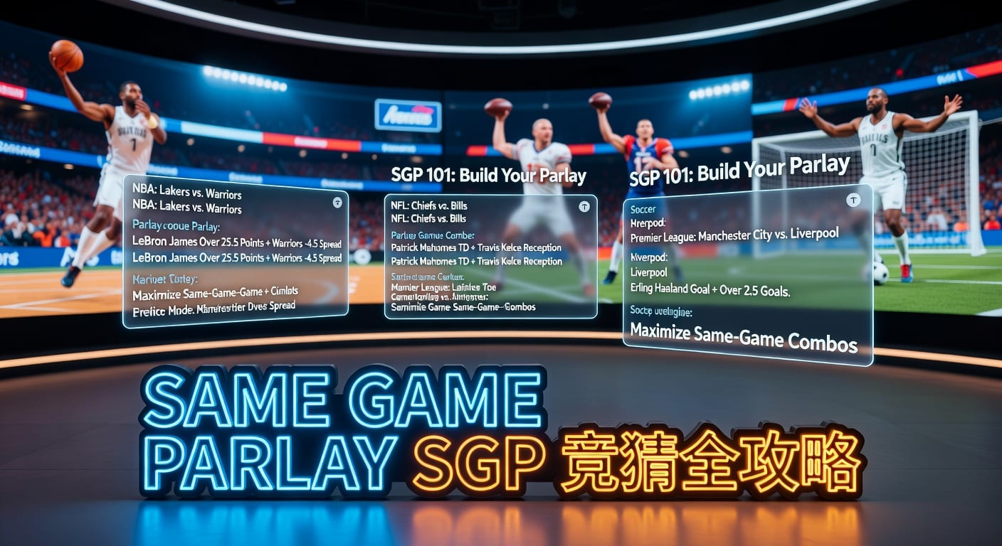 Same Game Parlay (SGP) 深度解析：体育博彩玩家必懂的串关新趋势