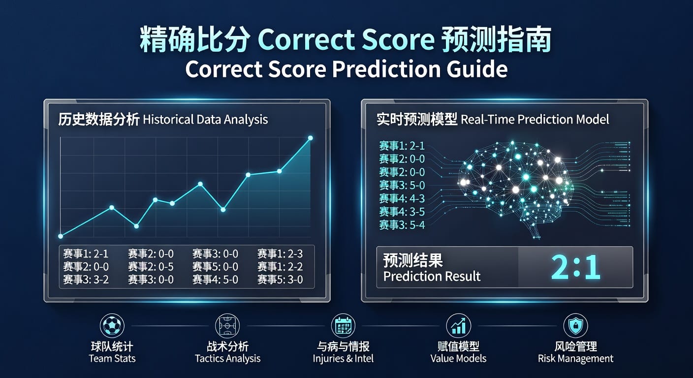 精确比分 correct score：投注技巧与判断思路