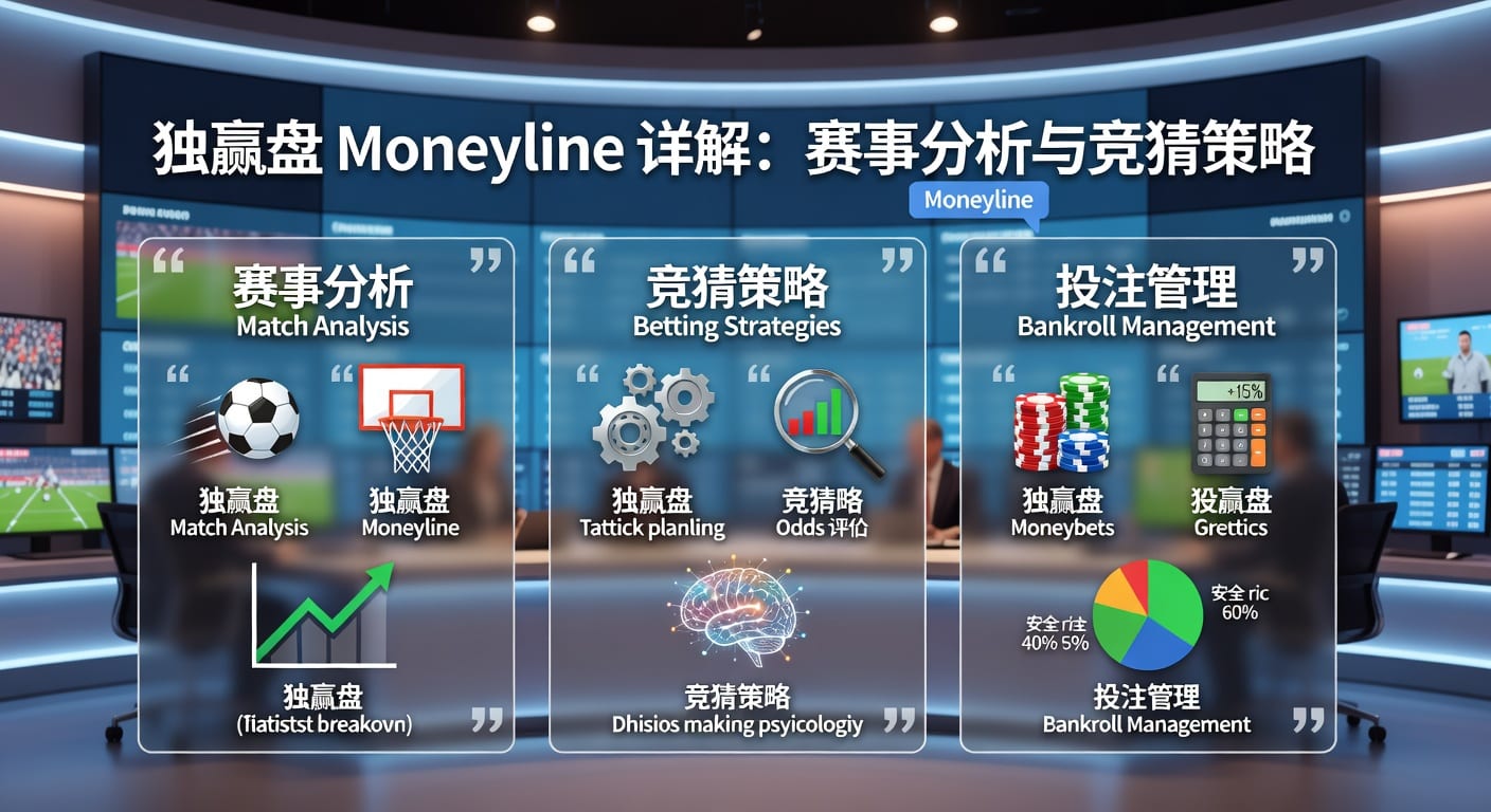 独赢盘 moneyline：胜负盘投注技巧与判断